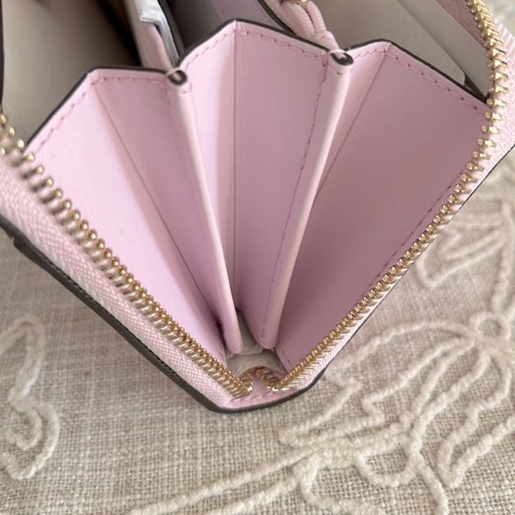 Kate Spade ♠️ NWT Pink Parrots Flock Party Large Continental Zip Around … - Picture 13 of 13